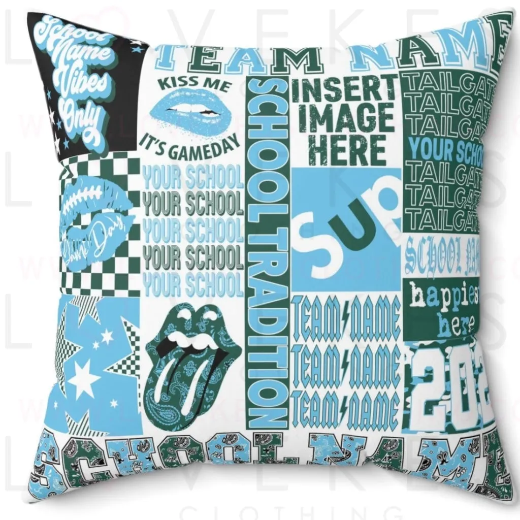 Customize Your Own 16 x 16 Bed Party Pillow - Cover Only