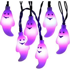 CYNDIE LED Solar String Light Purple Milky White Ghost Light for Halloween Party Decorations