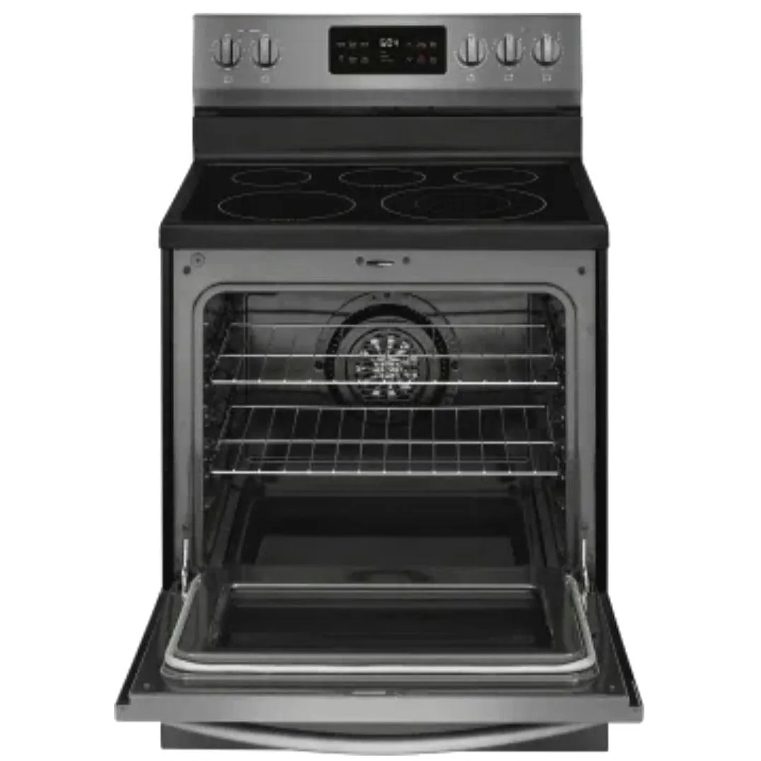 D2C Frigidaire Gallery 30" Stainless Steel Electric Range & Black Cooktop