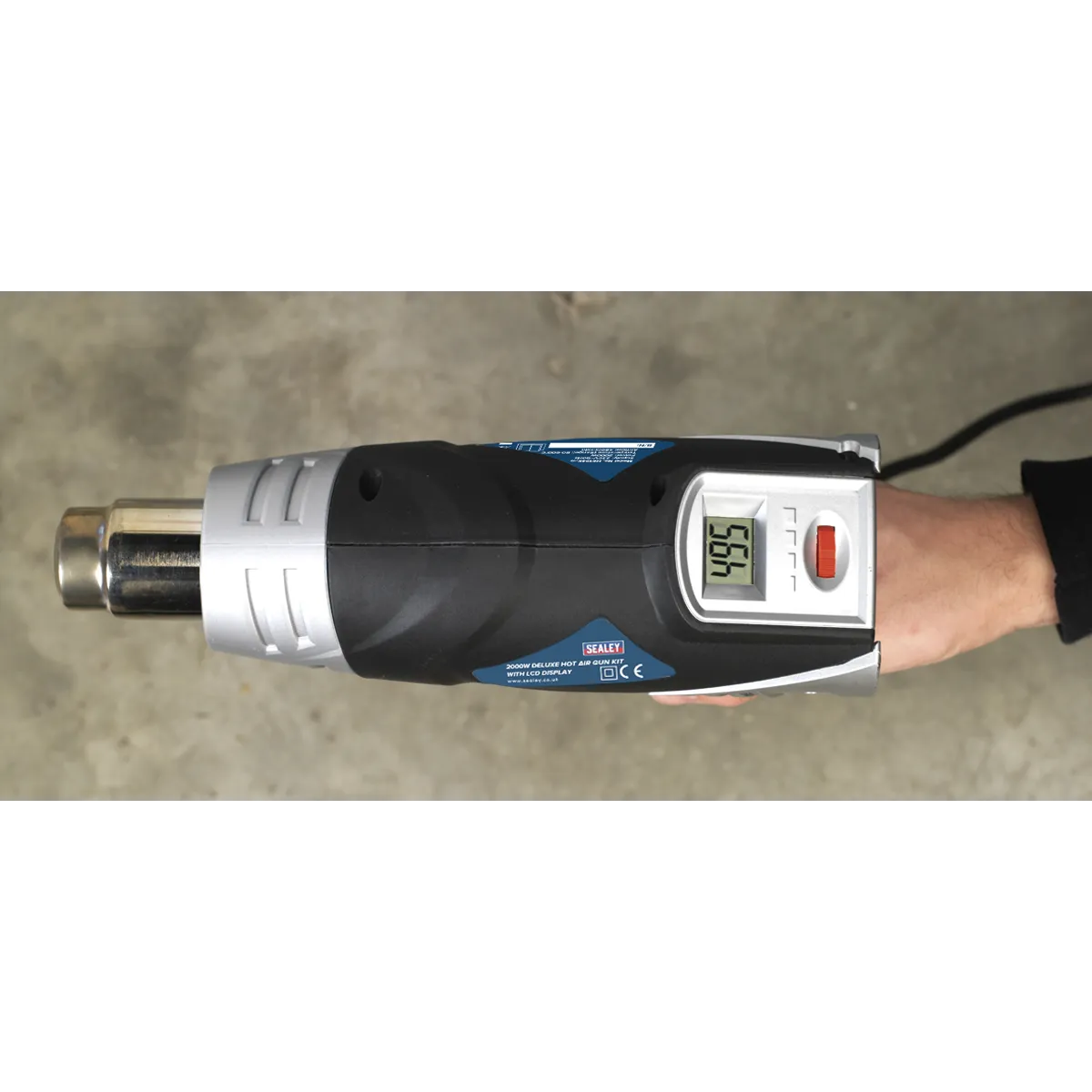 Deluxe Hot Air Gun Kit with LED Display 2000W 80-600¡C