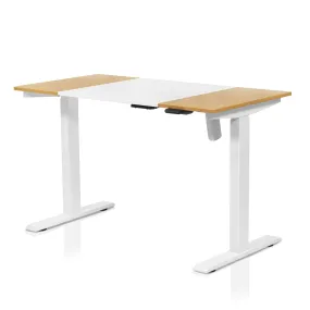 Enzo Two-Toned Electric Powered Height Adjustable 47-inch Office Desk