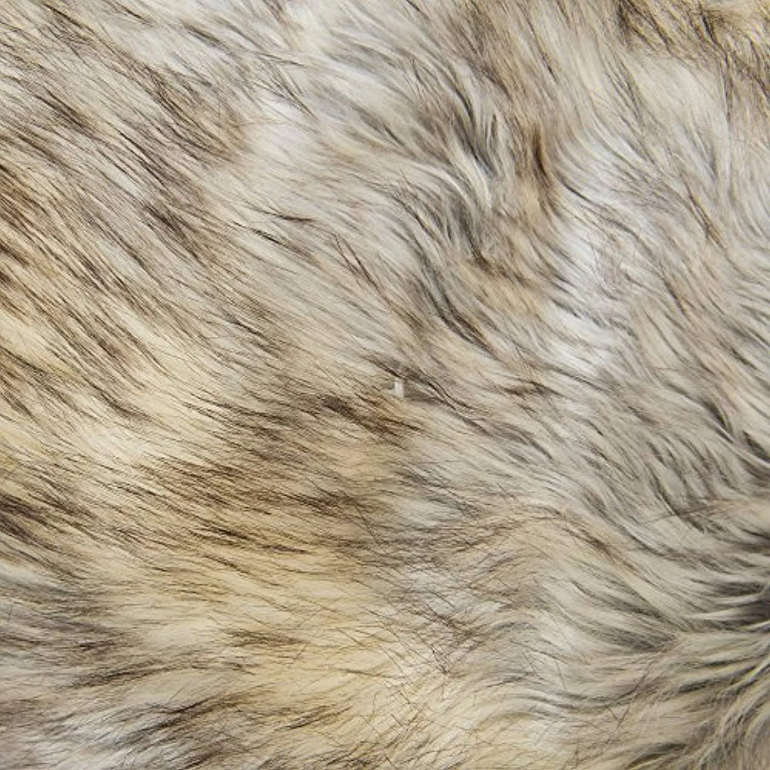 Faux Fur Throw - Lounge Blanket - Kitt Fox - 58"W x 60"L - (1 Throw)