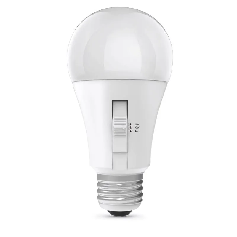 Feit A19 E26 (Medium) LED Motion Activated Bulb Tunable White/Color Changing 60 Watt Equivalence 1 p