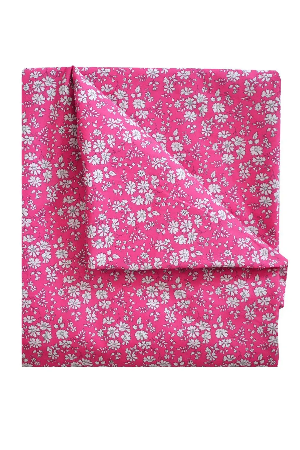 Flat Top Sheet Made With Liberty Fabric CAPEL FUCHSIA