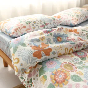 Four-piece Cotton Twill Bed Sheet Duvet Cover