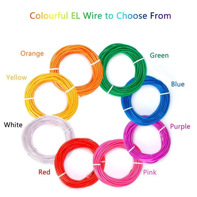 GLOW EL - Neon LED  Wired Cable Lights