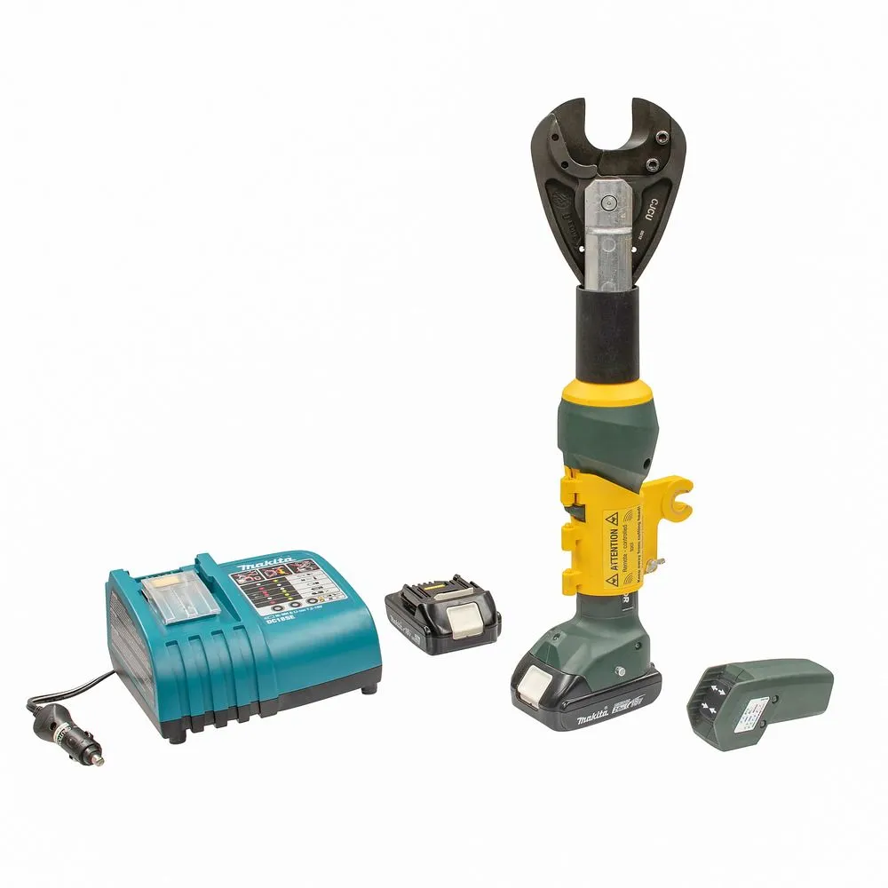 Greenlee EK425LXR12CUAL EK425LXR 6 Ton, Soft Metal Remote Cutter, 2.0Ah Battery, 12V Charger 