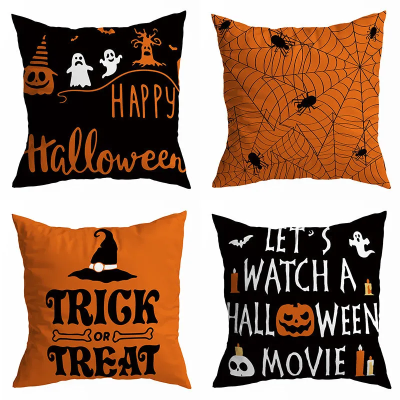 Halloween Pattern Pillow Cover