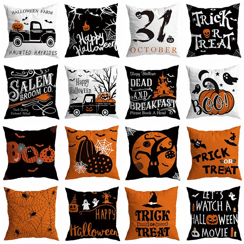 Halloween Pattern Pillow Cover