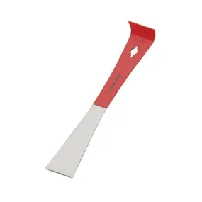 Hand Scraper - Richard Flat Lever Bar Scraper, High Carbon Steel Chisel/Curved Blade, 8" x 1-1/2" Blade US-10