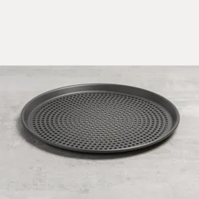 Hard Anodised Perforated Baking Tray, Round