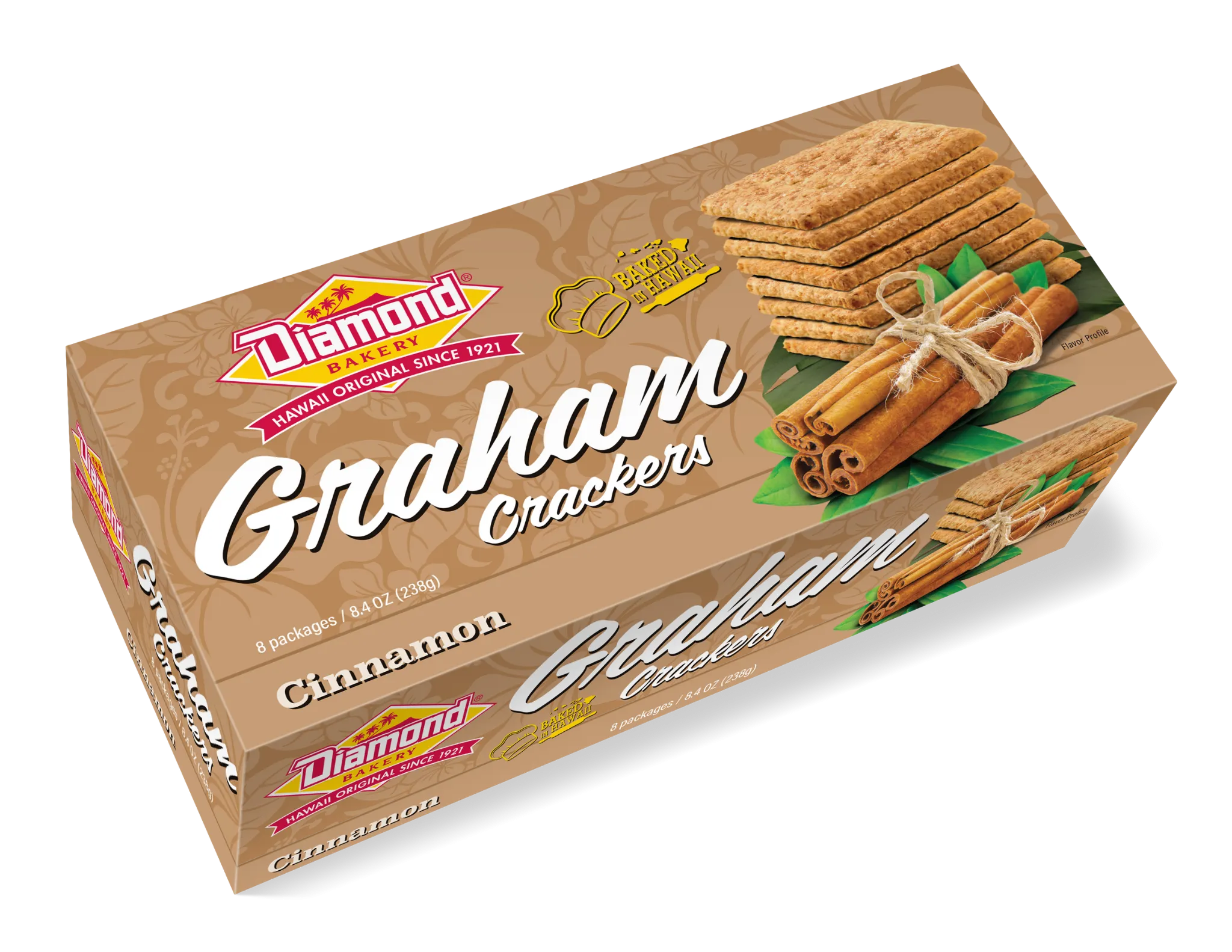 Hawaiian Graham Crackers, Cinnamon (9.5oz)