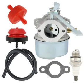 Hipa Carburetor Kit for Tecumseh HSK600 HSK635 TH098SA Snow Blower 2 Cycle Horizontal Engine Replace 640086 640088 640311