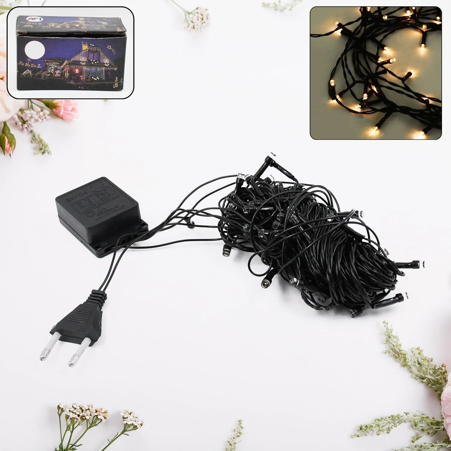 Home Decoration Diwali & Wedding LED String Light (50L 10 Mtr)