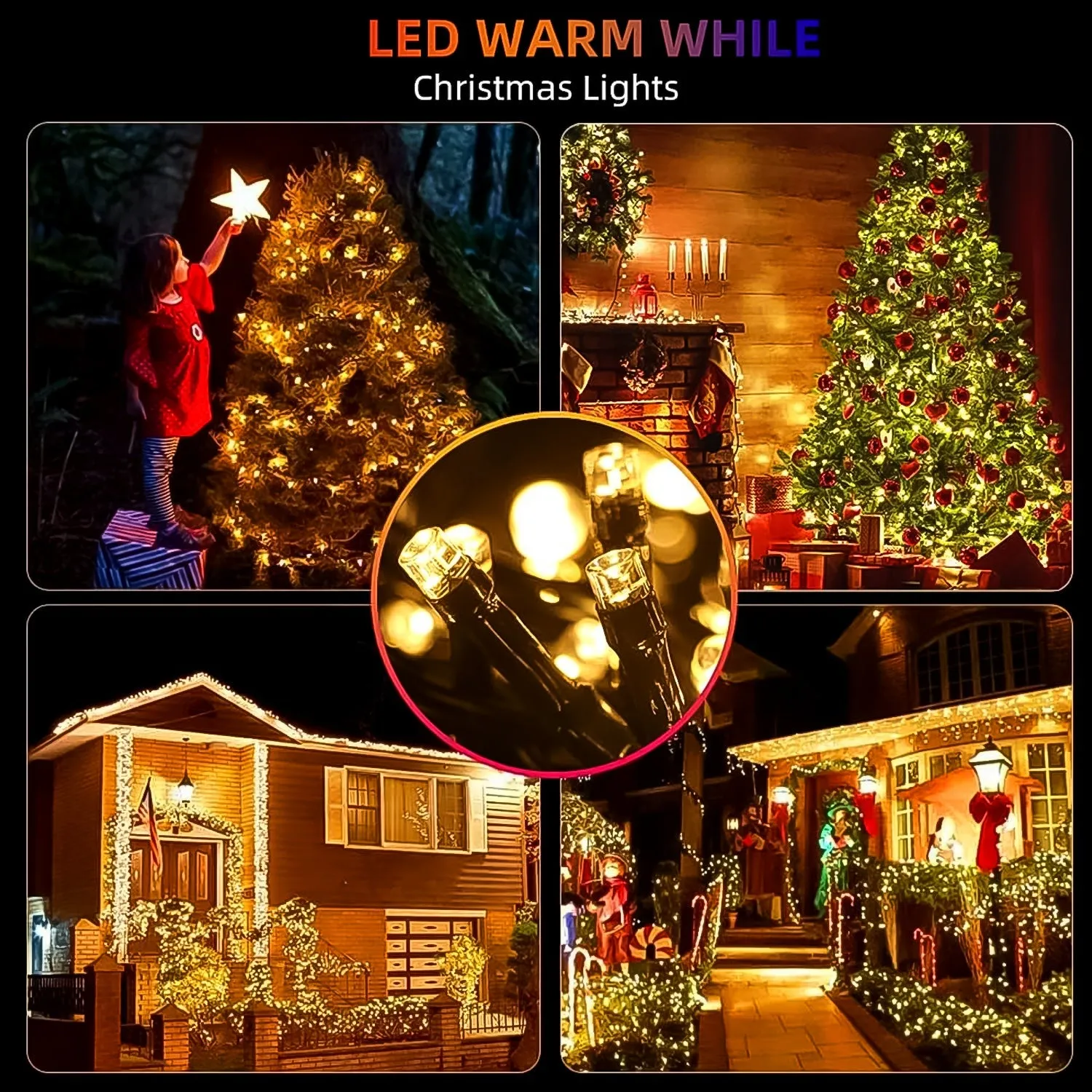 Home Decoration Diwali & Wedding LED String Light (50L 10 Mtr)