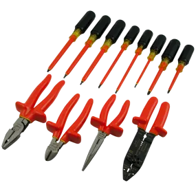 Insulated 12 Piece Screwdriver/Pliers Set