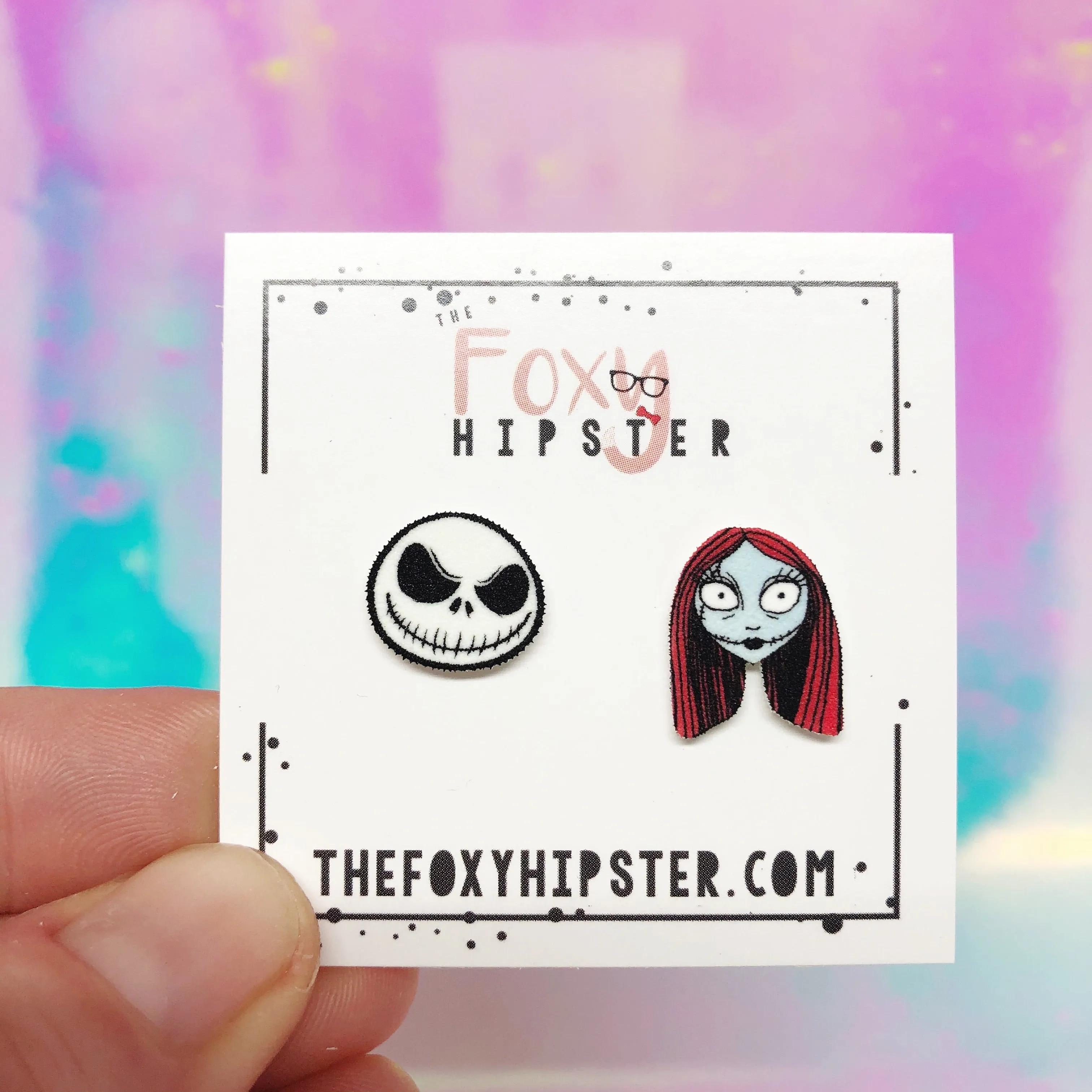 Jack and Sally Stud Earrings