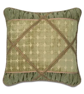 Jasmine Geometric Decorative Pillow Cover 16x16