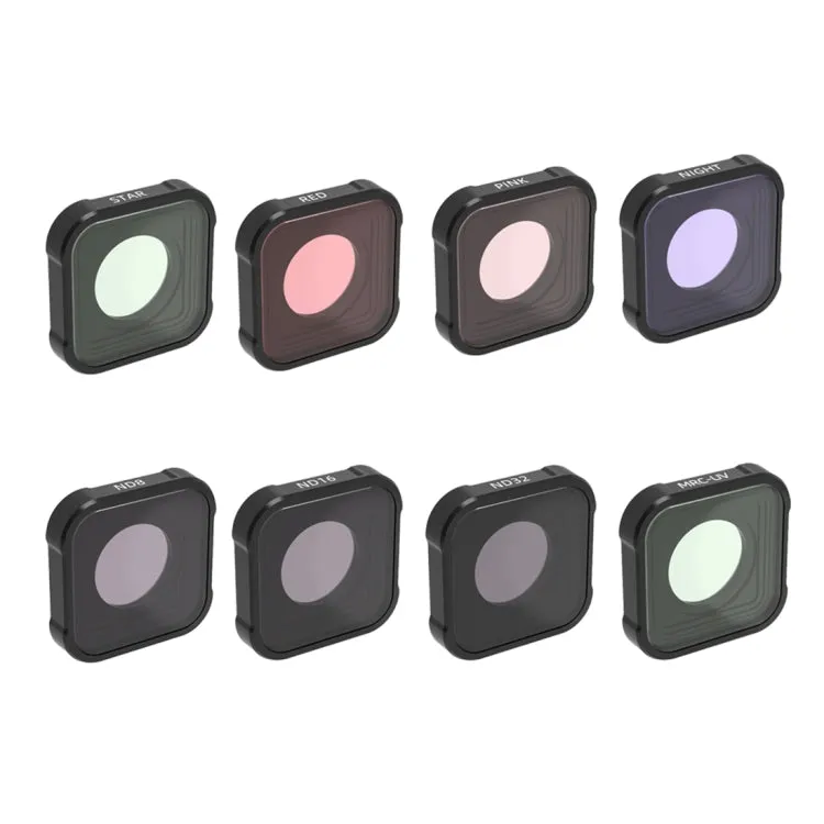 JSR KB Series STAR MCUV NIGHT Diving Red Diving Pink ND8 ND16 ND32 Lens Filter for GoPro HERO13 Black /12 Black /11 Black /10 Black /9 Black