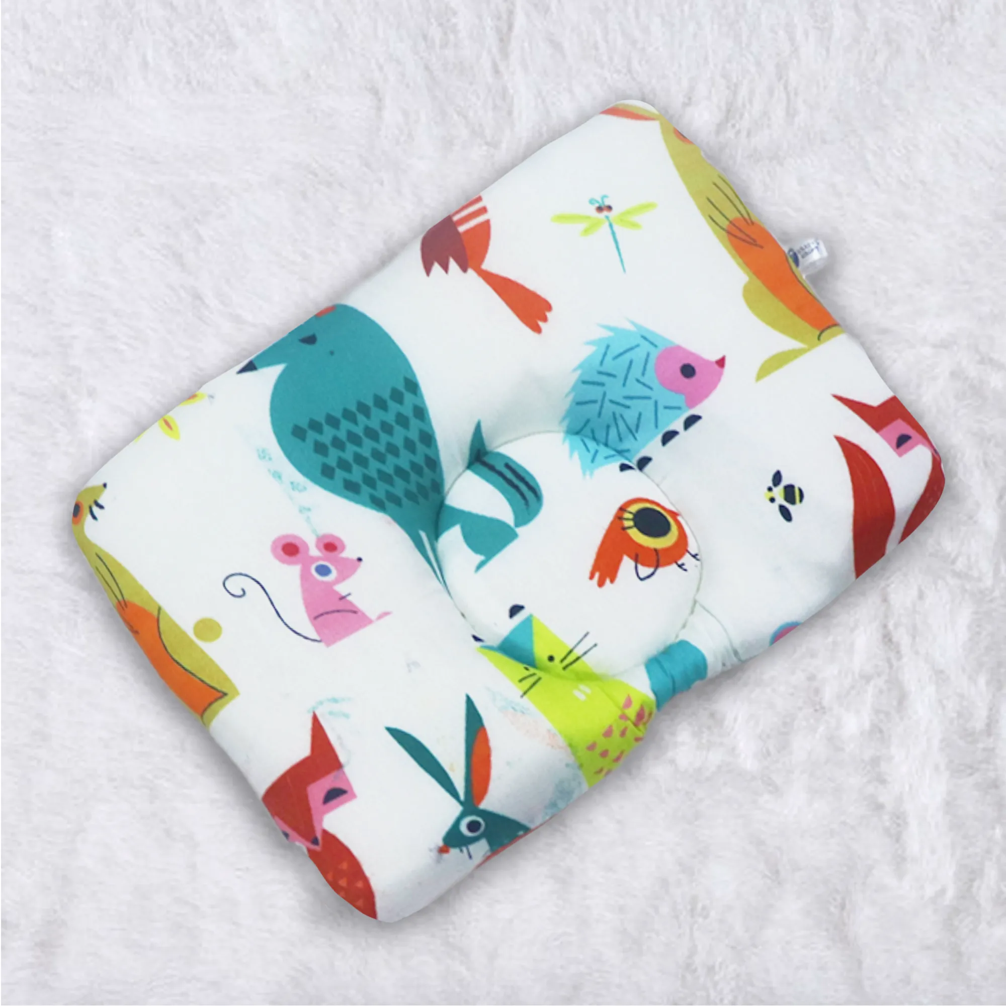 Jungle Fun New Born Pillow | Baby Pillow | Head Shaping Pillow