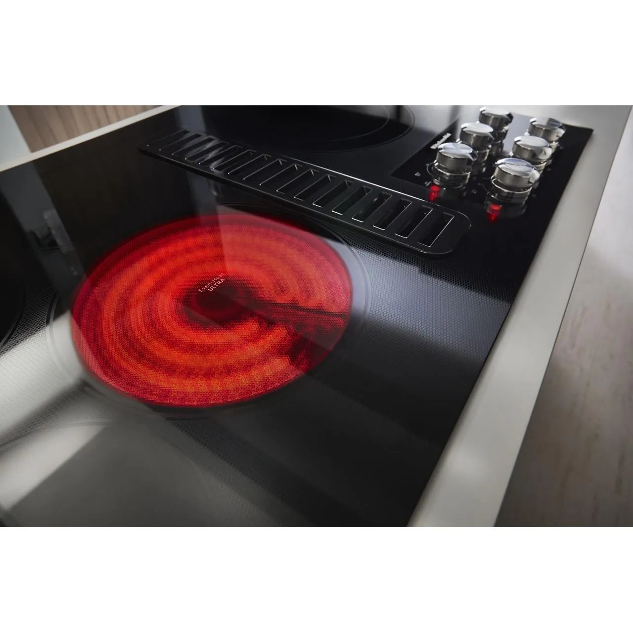 KitchenAid 36-inch Built-in Electric Cooktop with 5 Elements KCED606GBL