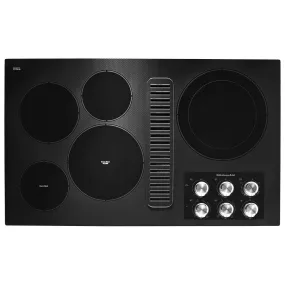 KitchenAid 36-inch Built-in Electric Cooktop with 5 Elements KCED606GBL