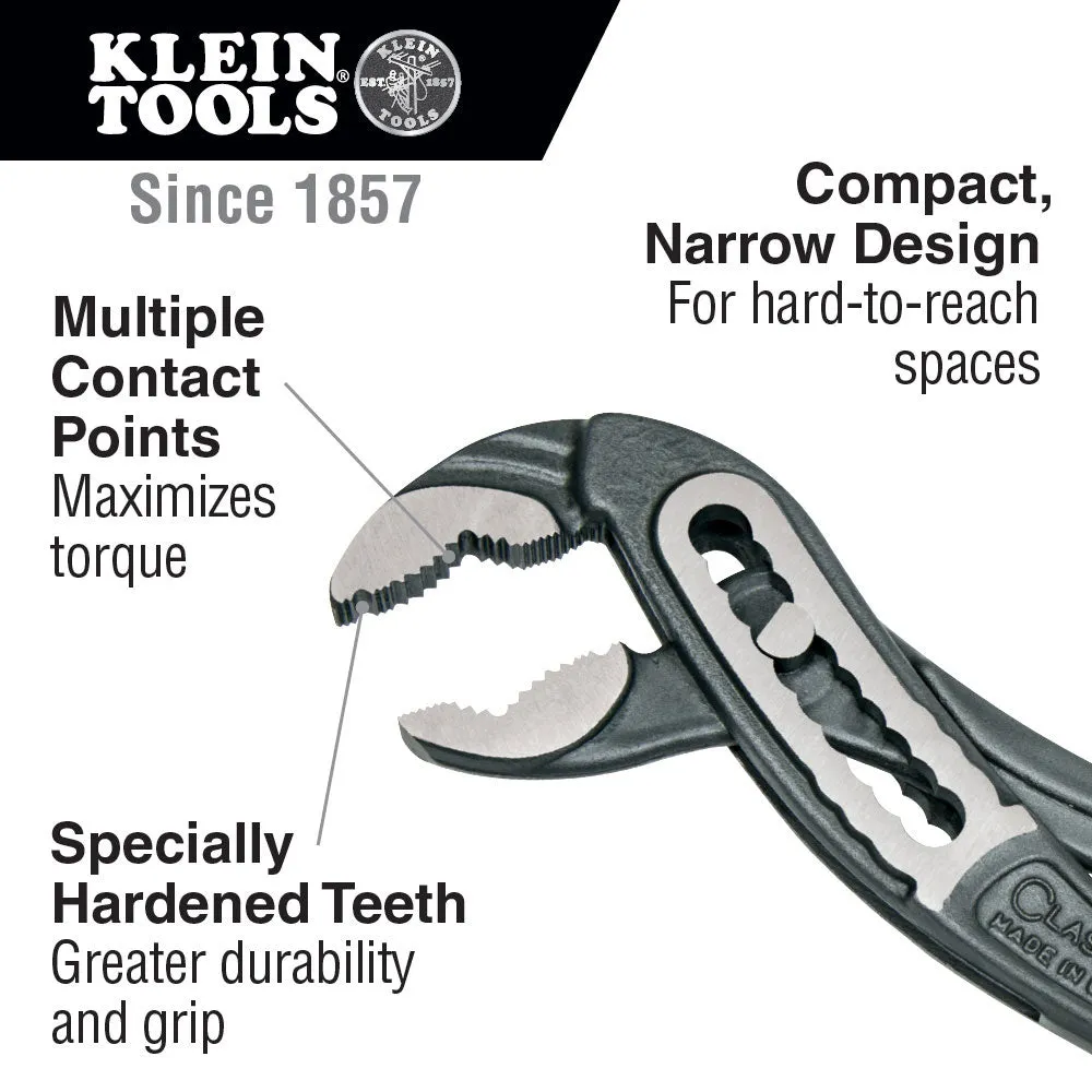 Klein D504-12 Classic Klaw Pump Pliers, 12"