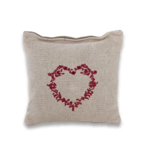 Lavender Filled Embroidered Heart Sachet