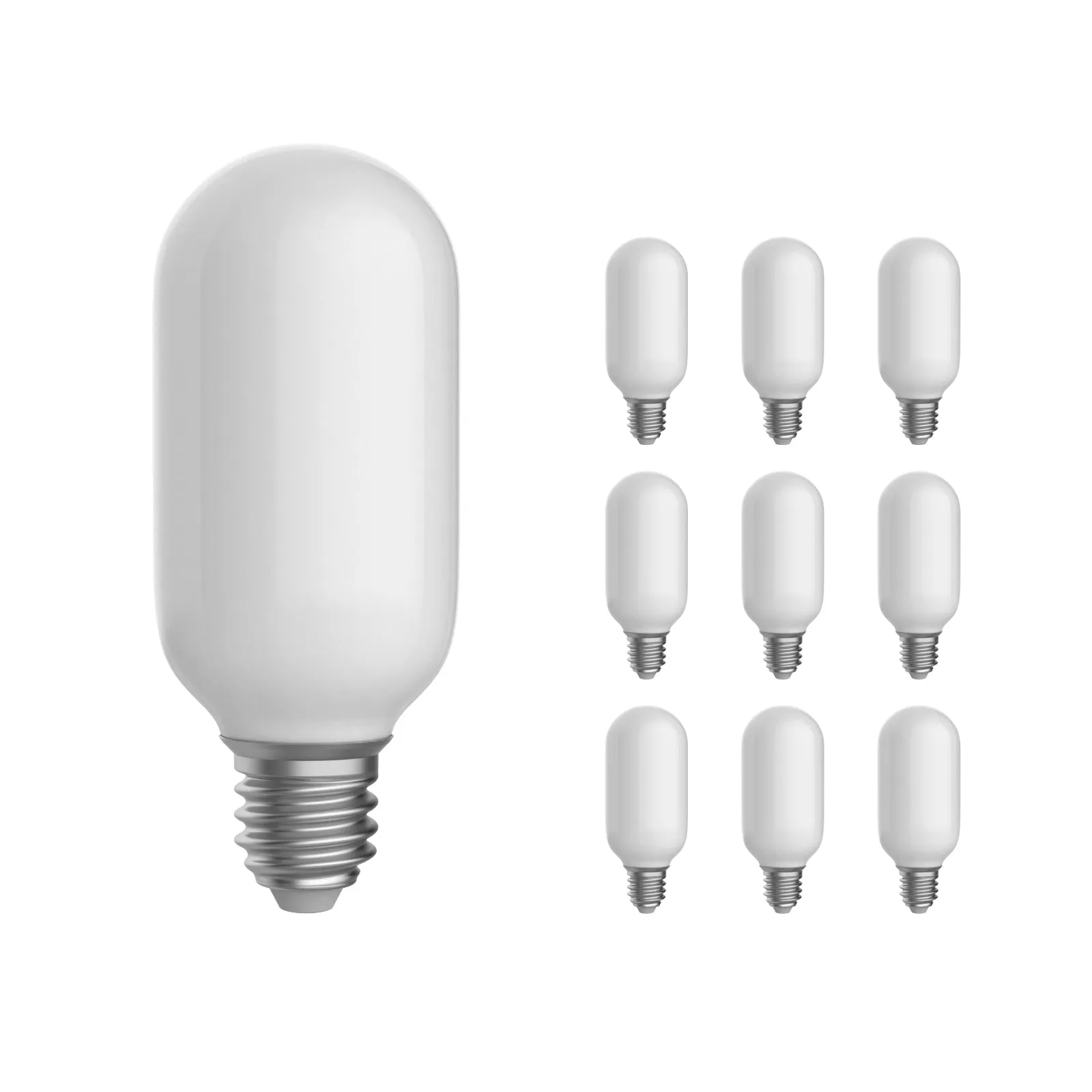 LED Edison T45 Filament Light Bulbs Warm White 2700K CRI 90, 4W Equivalent to 40W Dimmable 10PACK