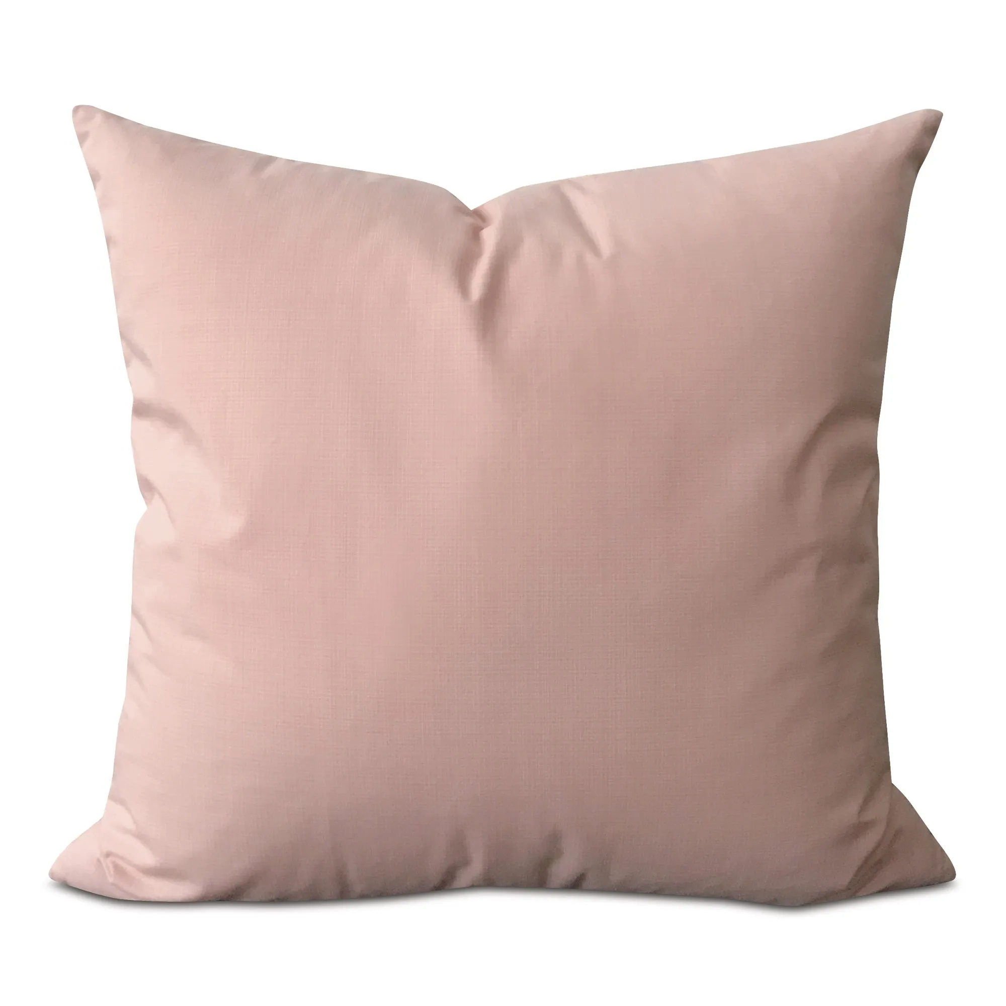 Lightly Dusted Pink Throw Pillow Cover 22x22