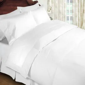 Luxury 1000 Thread Count 100% Egyptian Cotton King Sheet Set Solid In White