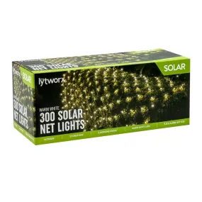 Lytworx 300 LED 1.5 x 4.5m Warm White Solar Net Light