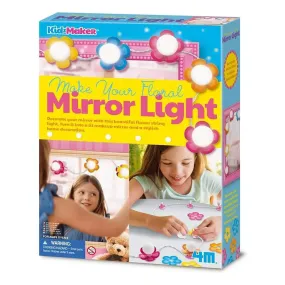 Make Your Own Floral Mirror Light KidzMaker Craft Kit Age 5 