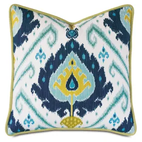 Mancini Sapphire Throw Pillow Cover 24x24