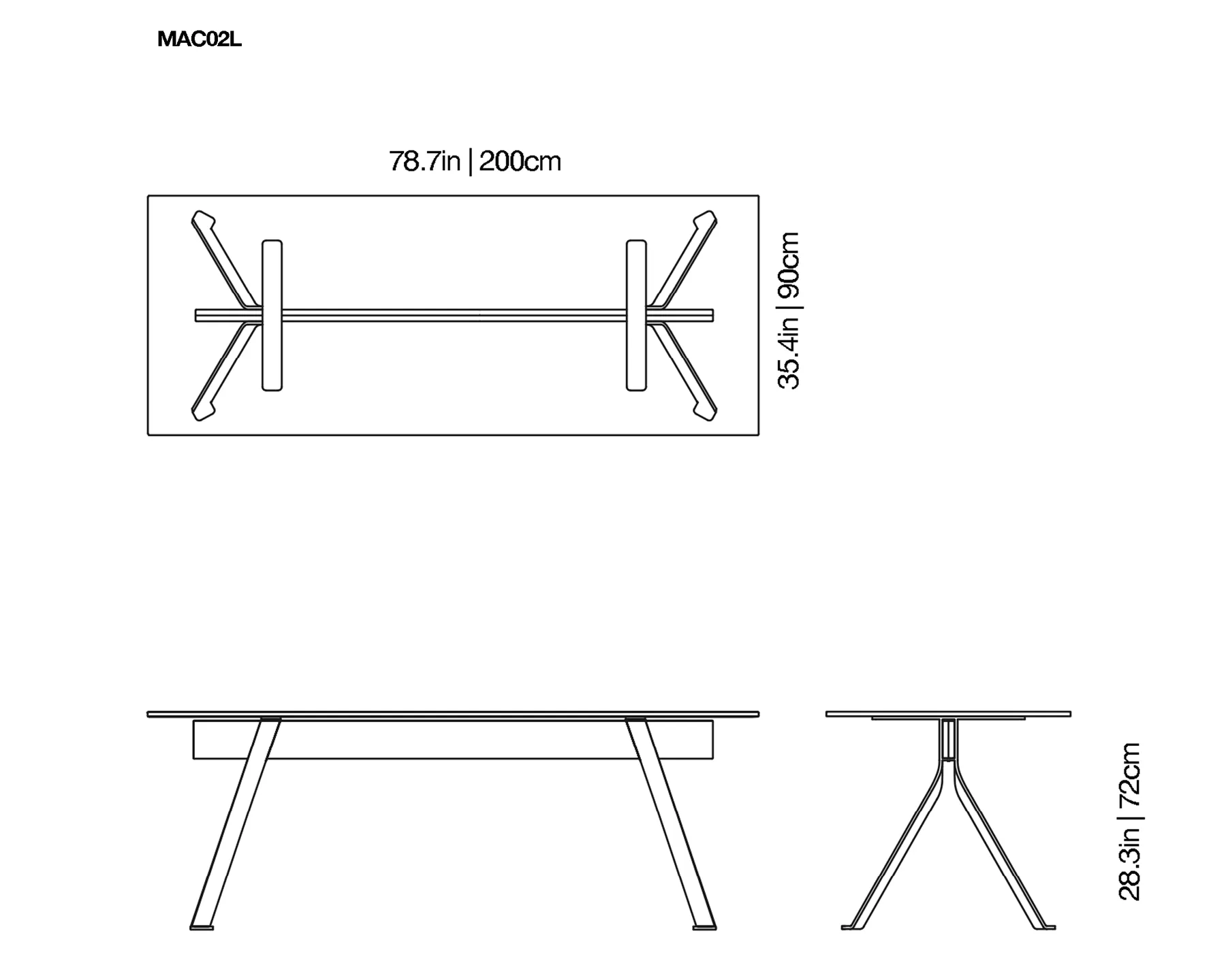 Mari Cristal Writing Desk