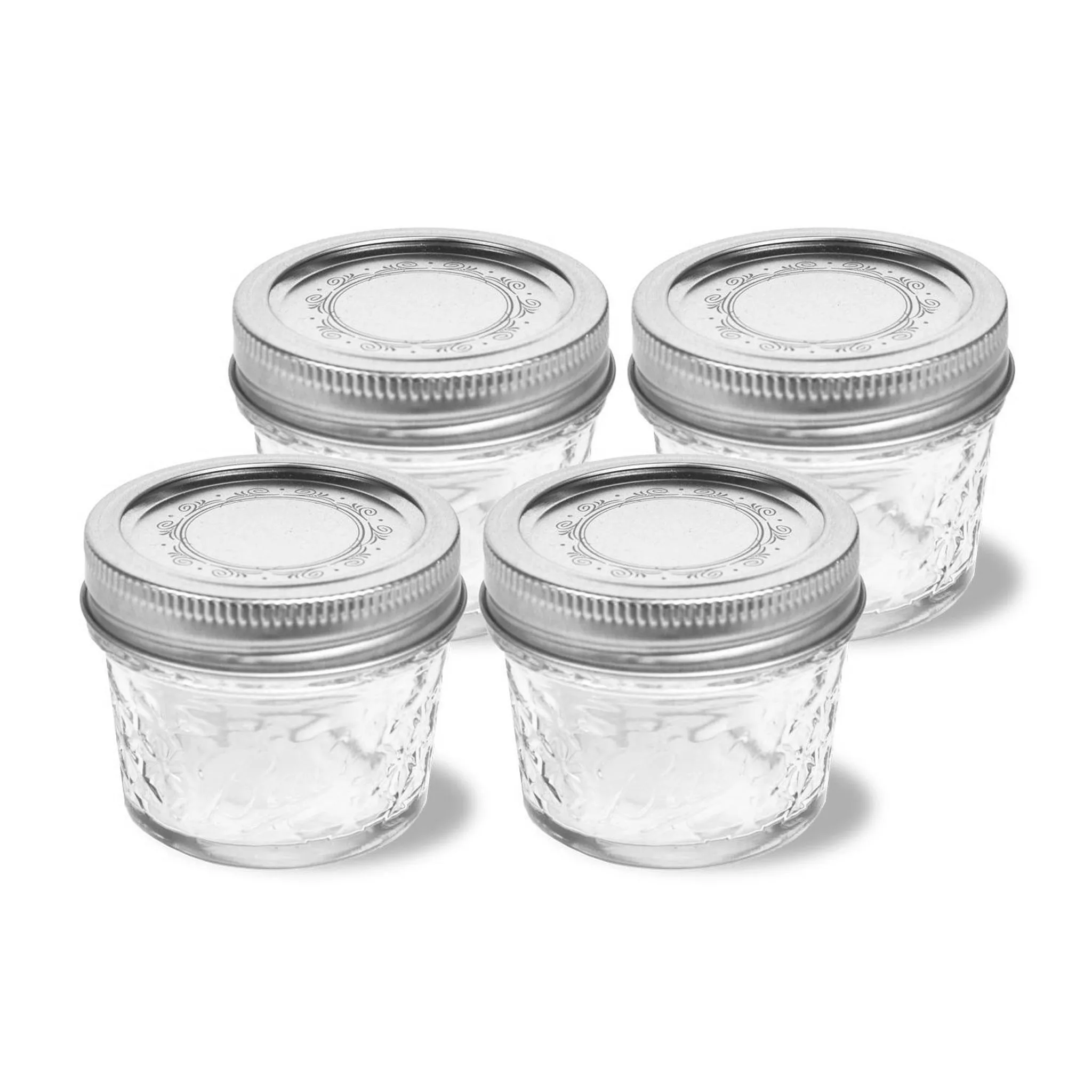 Mason Jars, 4-Pack (4 oz)