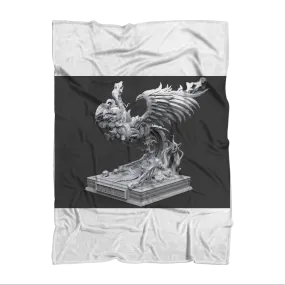 Merciless The Flaming SkyBird Sublimation Throw Blanket