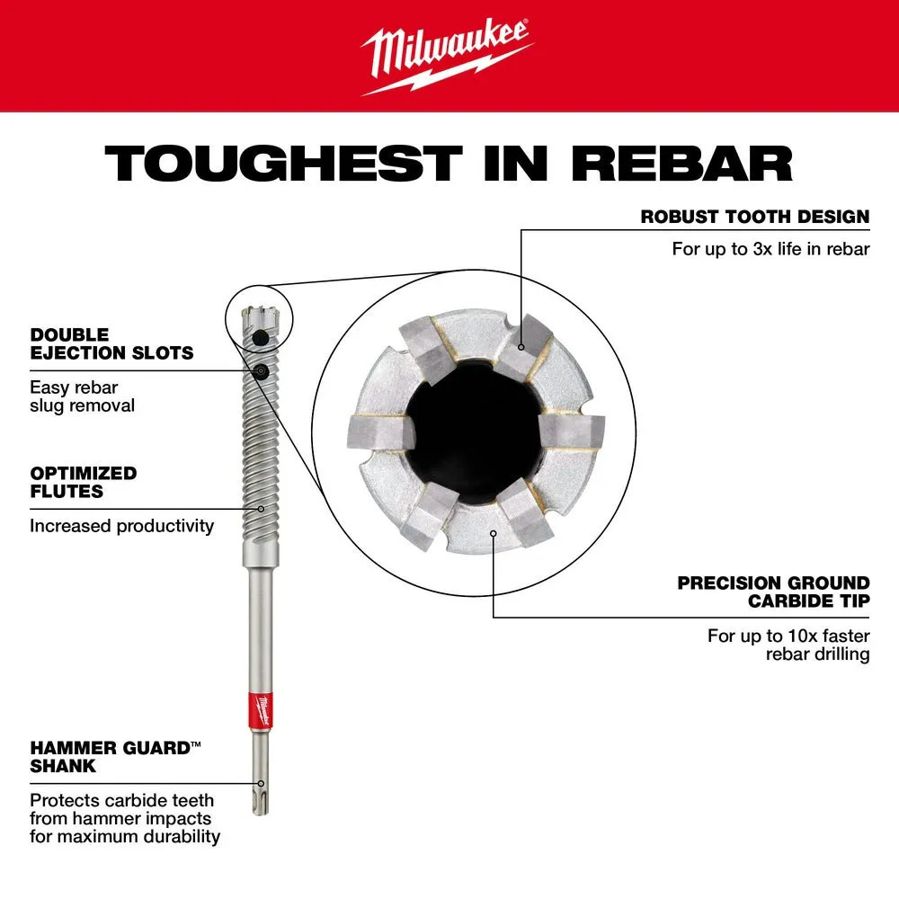 Milwaukee 48-20-6708 SDS PLUS 1/2" X 18" Rebar Cutter