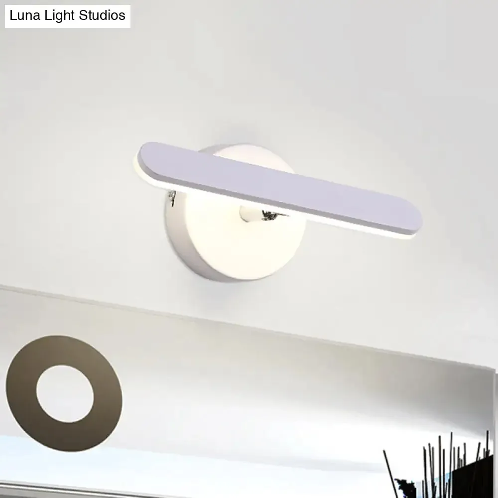 Modern Aluminum LED Vanity Wall Light for Bathroom - Natural/Warm Light