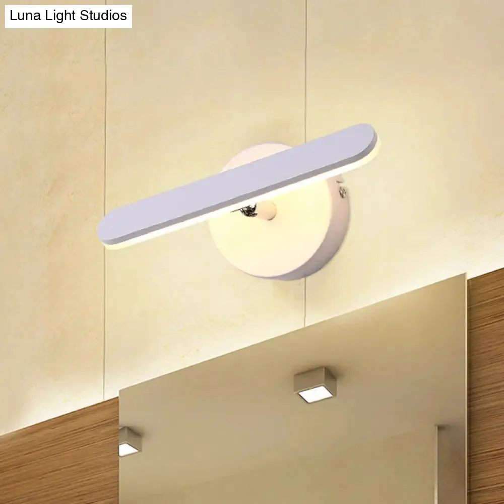 Modern Aluminum LED Vanity Wall Light for Bathroom - Natural/Warm Light