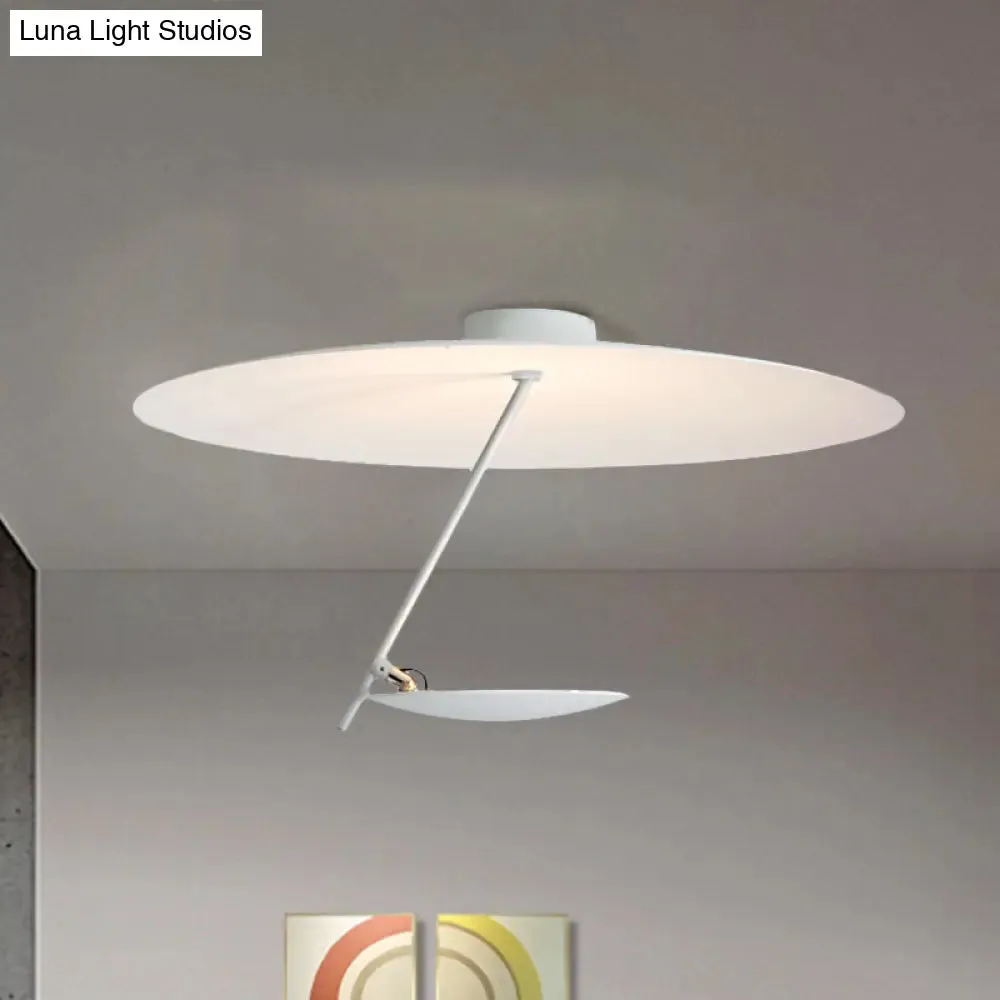 Modern LED Flush Mount Ceiling Light for Bedroom - 19.5"/23.5" Wide