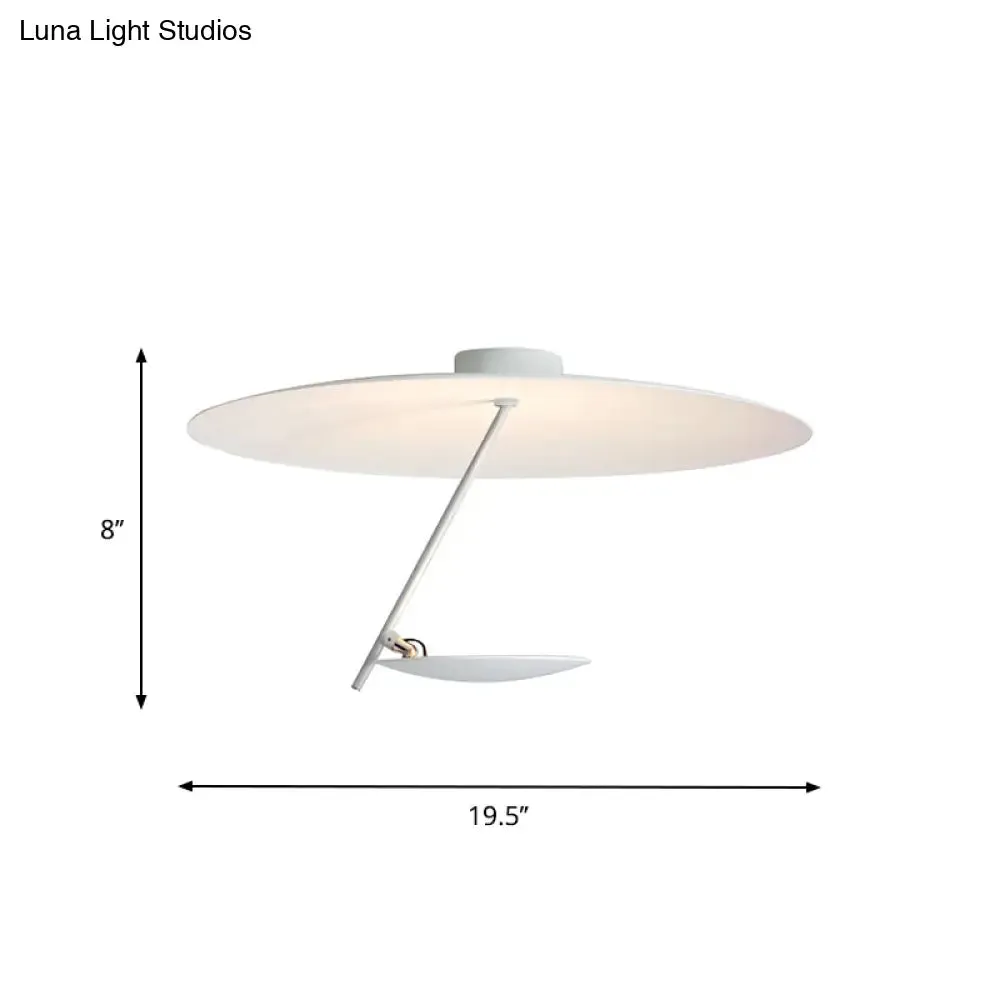 Modern LED Flush Mount Ceiling Light for Bedroom - 19.5"/23.5" Wide