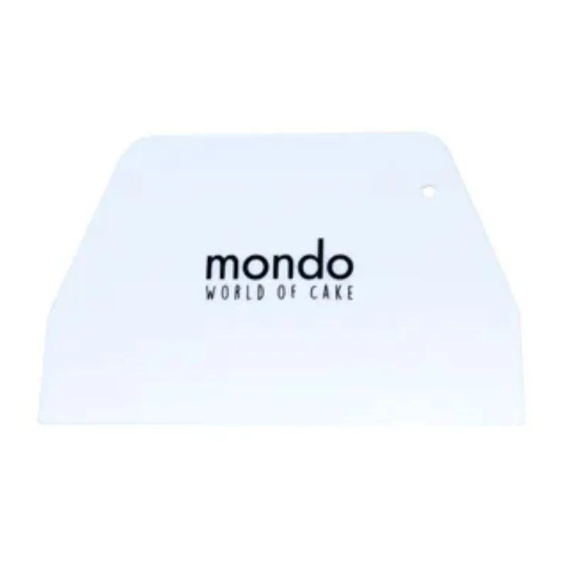 Mondo Large Plastic Icing Scraper - 19.4cm x 12.5cm