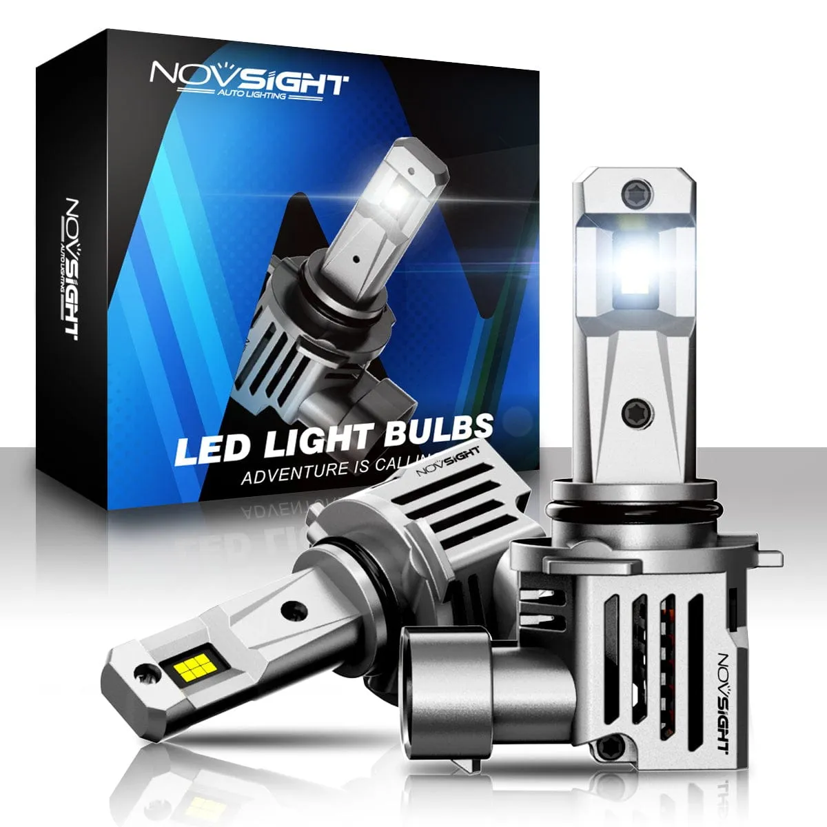 N66 Pro Series Wireless | 9005 H11 Combo LED Bulbs Perfect Beam 80W 18000LM 6500K White | 4 Bullbs