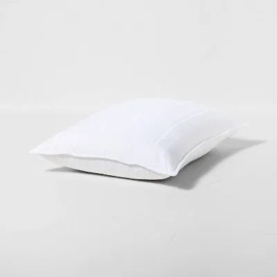 New - Standard/Queen Down Firm Bed Pillow White - Casaluna