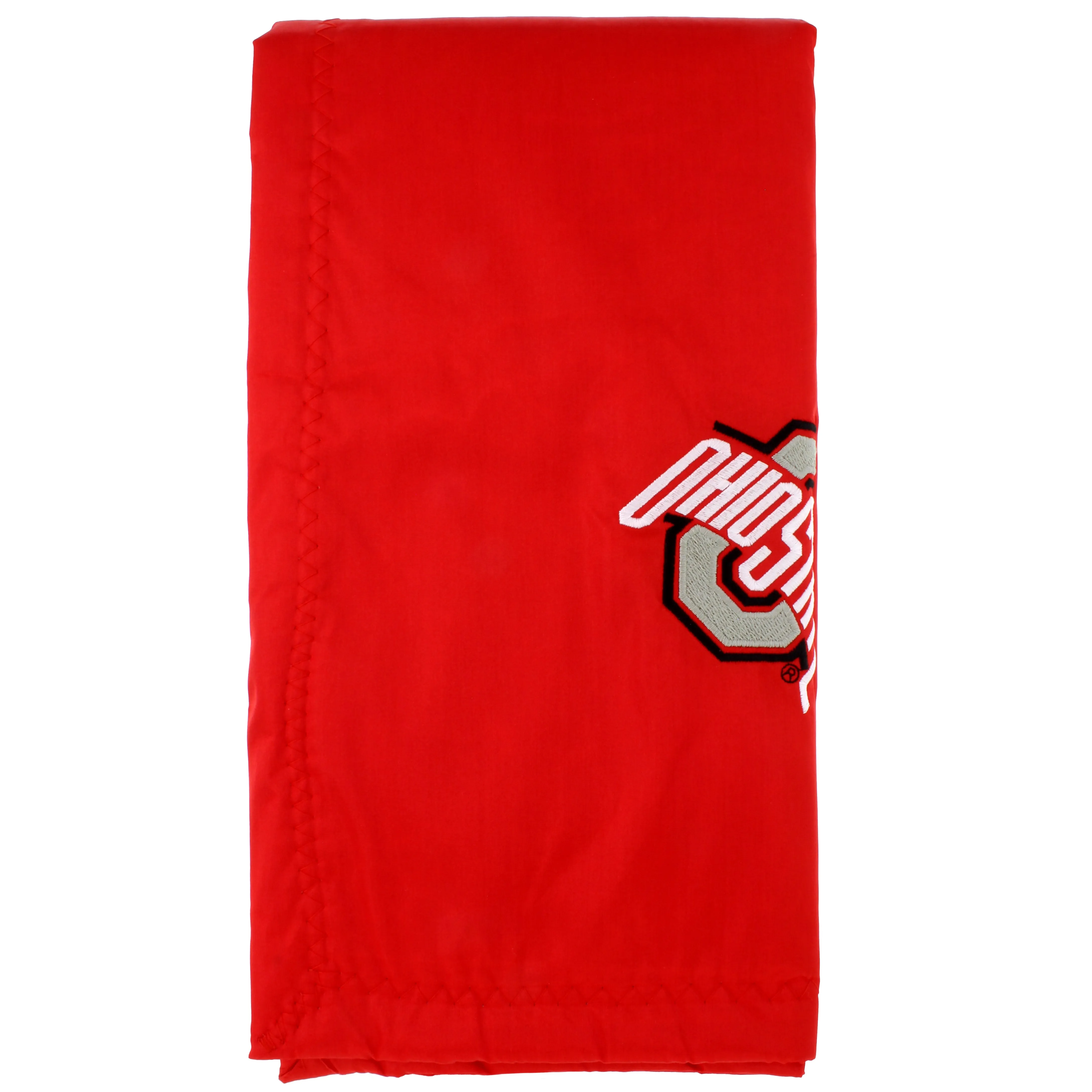 Ohio State Buckeyes Silky and Super Soft Plush Baby Blanket, 28" x 28"