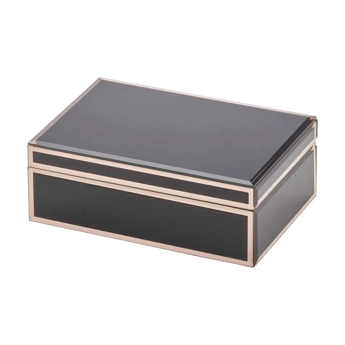 One Six Eight London Sara Jewellery Box Black Large