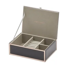 One Six Eight London Sara Jewellery Box Black Medium