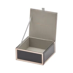 One Six Eight London Sara Jewellery Box Black Small