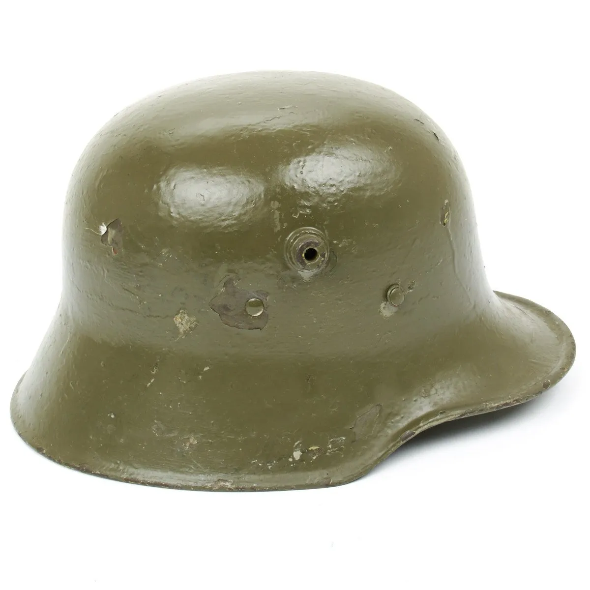 Original Imperial German WWI M18 Stahlhelm Helmet - Shell Size 62